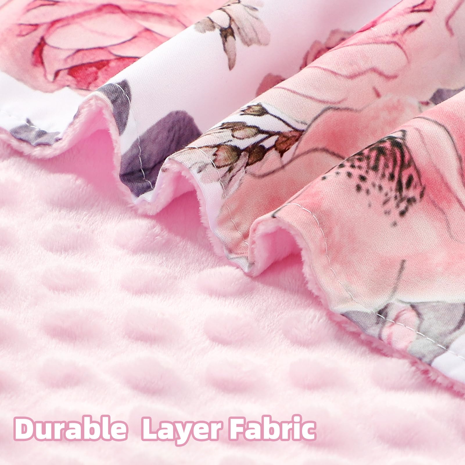 Car Seat Cover Baby, Infant Car Seat Insert, Peekaboo Opening Carseat Covers Baby, Universal Car Seat Canopy Cover & Nursing Cover, 360° Full Coverage Sun & Wind Protector, Floral - Image 4