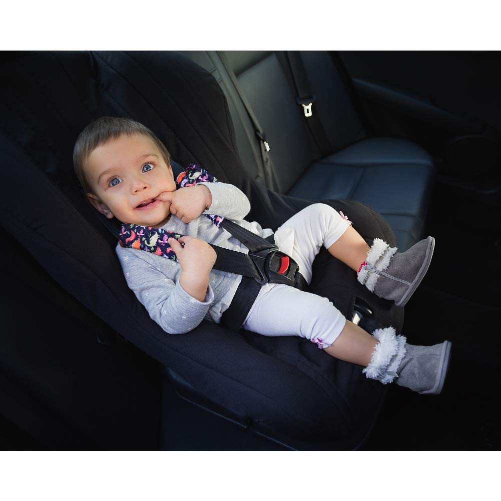 No Touch Sign Car Seat Cover & Strap Cover for Baby Boys Girls, Multiuse Nursing Covers for Breastfeeding and Car Seat Straps Shoulder Pads, Infant Canopy Cover, Seat Belt Protectors for Kids - Image 8